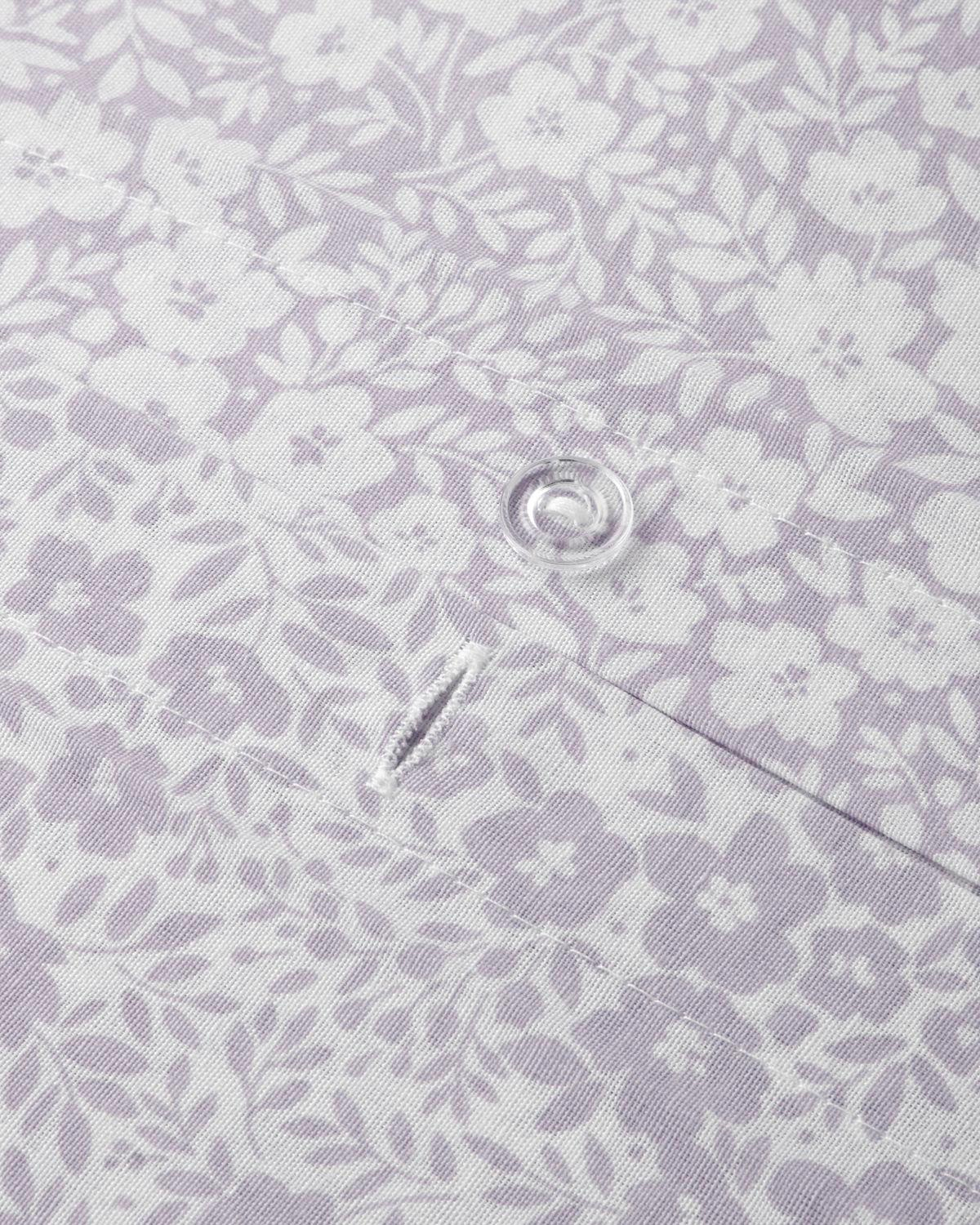 Blossira Kolay Ütülenir Çift Kişilik Nevresim Takımı 200x220 cm Lila