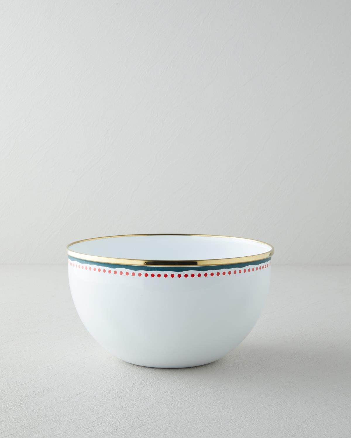 Blue Line Emaye Karıştırma Kabı 4 Lt Lacivert-Kırmızı