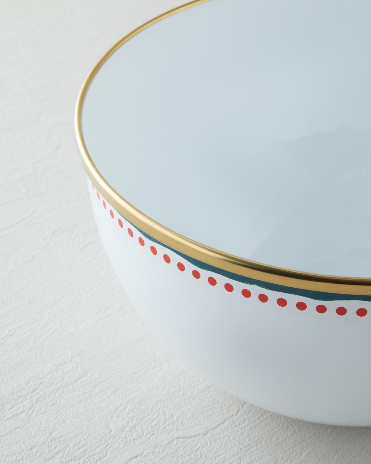 Blue Line Emaye Karıştırma Kabı 4 Lt Lacivert-Kırmızı