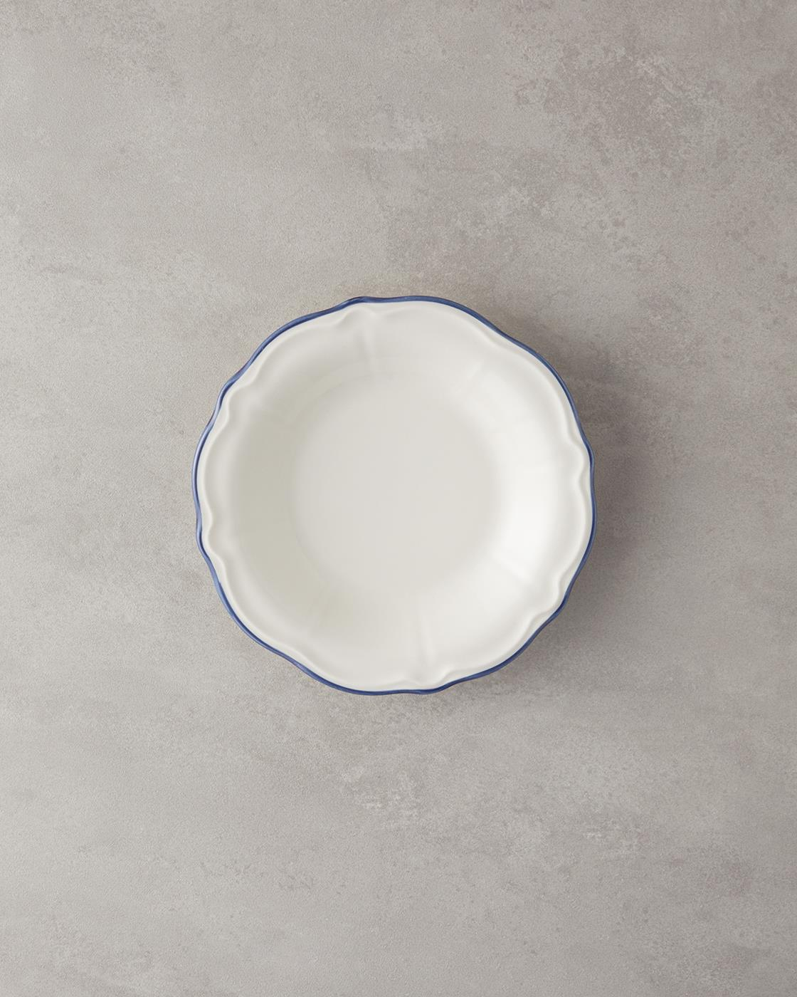 Blue Way Porselen Yemek Takımı 24 Parça 6 Kişilik Mavi