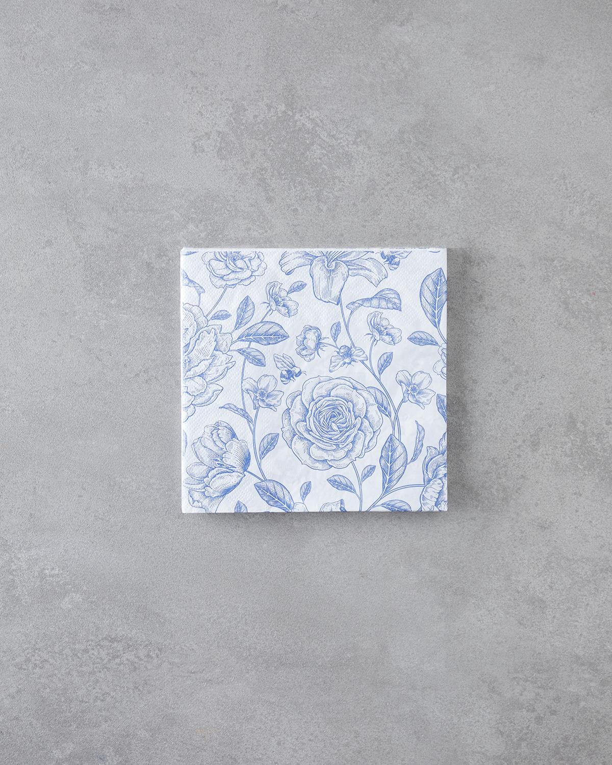 Blura Kağıt 20'li Kağıt Peçete 33x33 cm Mavi