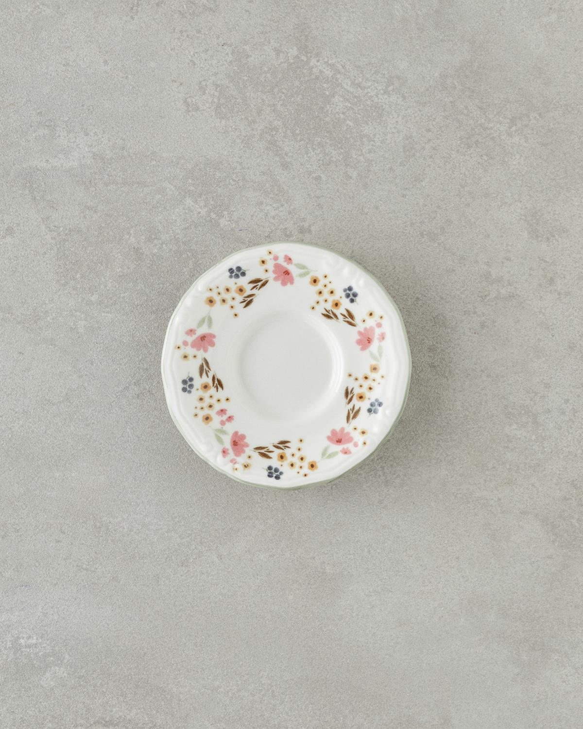 Botanic Porselen Kahvaltı Takımı 20 Parça 6 Kişilik Renkli