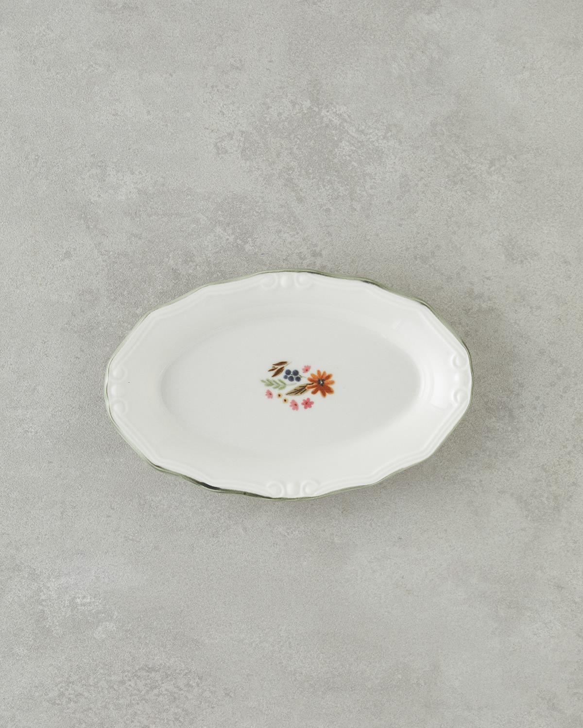 Botanic Porselen Kahvaltı Takımı 20 Parça 6 Kişilik Renkli