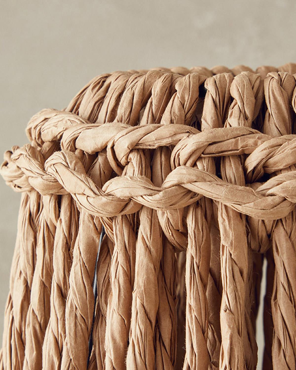Braid Kağıt Abajur Naturel