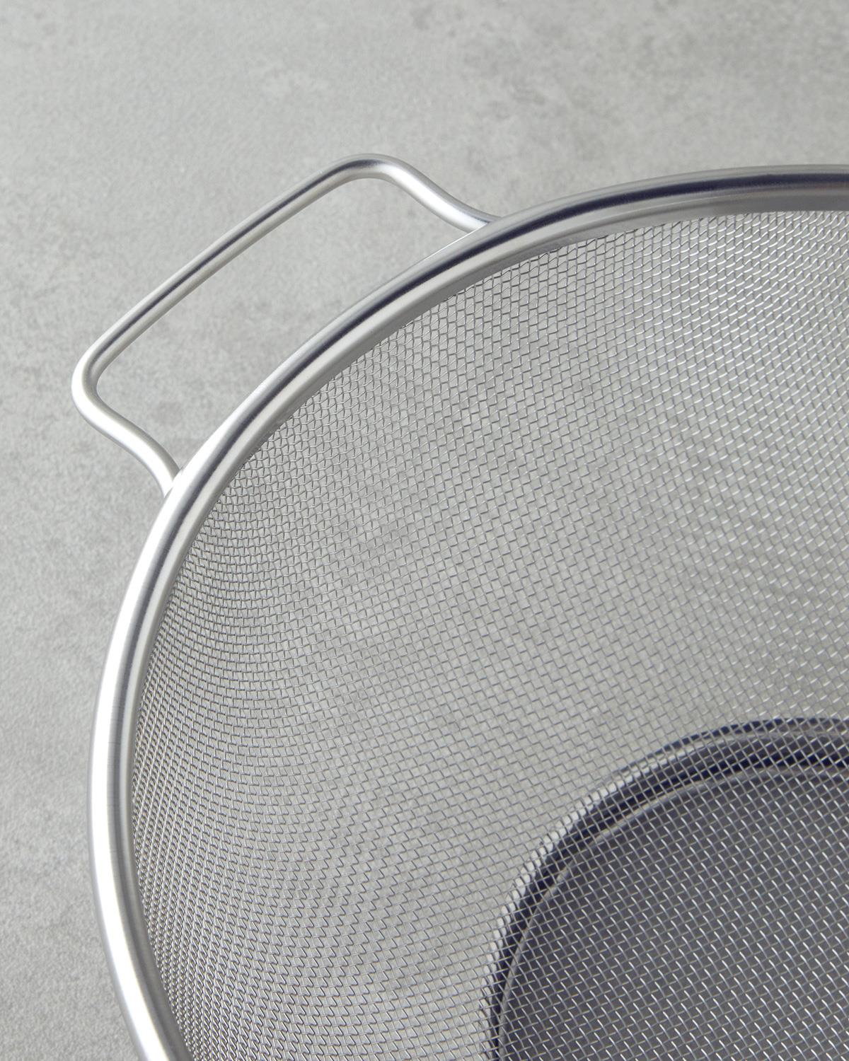 Brims Paslanmaz Çelik Süzgeç 22 cm Gri