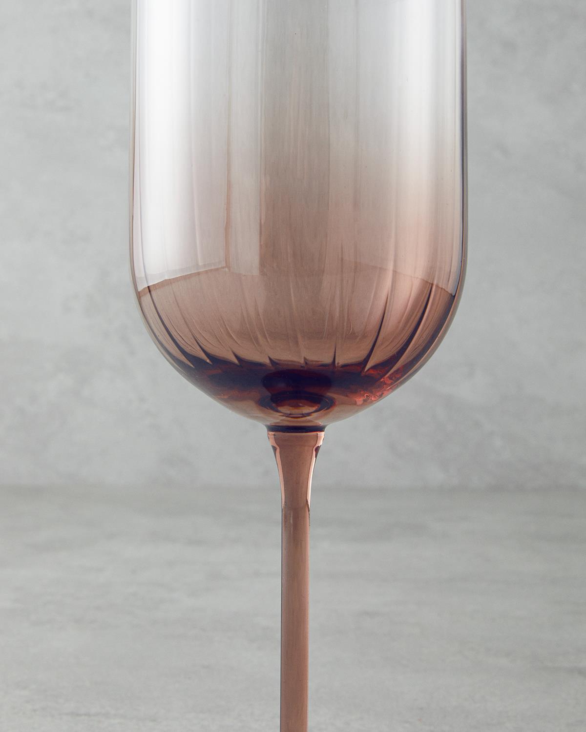 Bronze Cam 3'lü Kadeh 410 ml Kahve