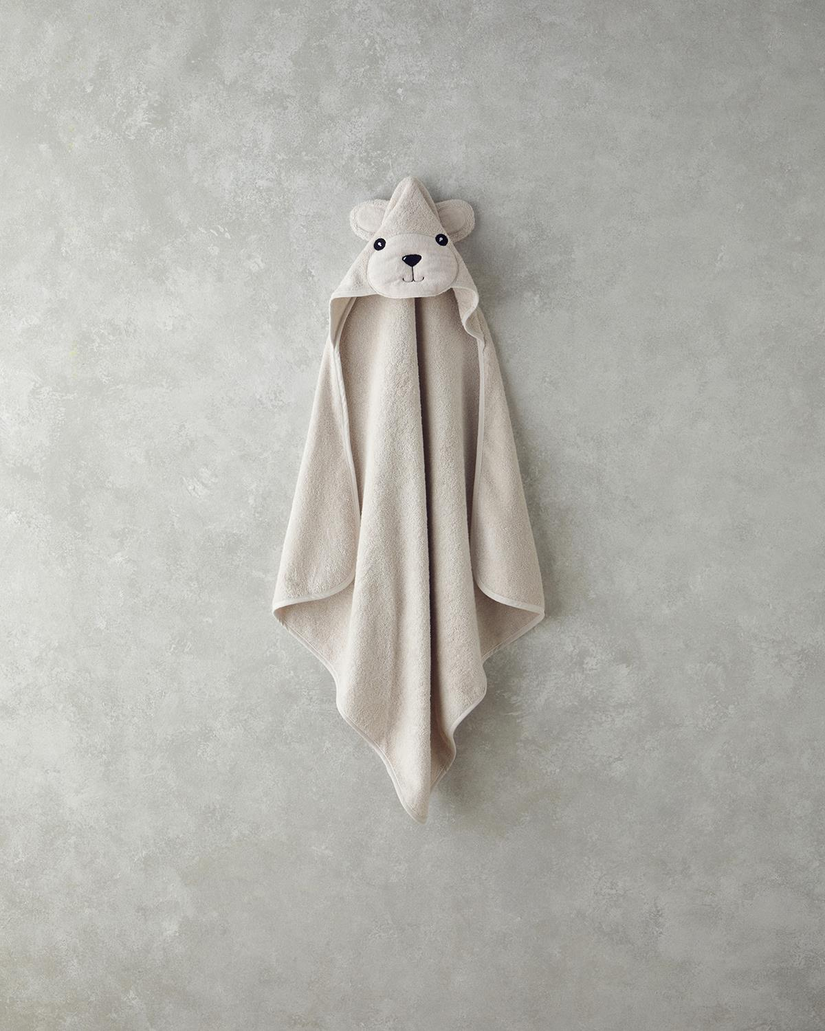 Bruin Pamuklu Bebe Havlu 75x75 cm Vizon