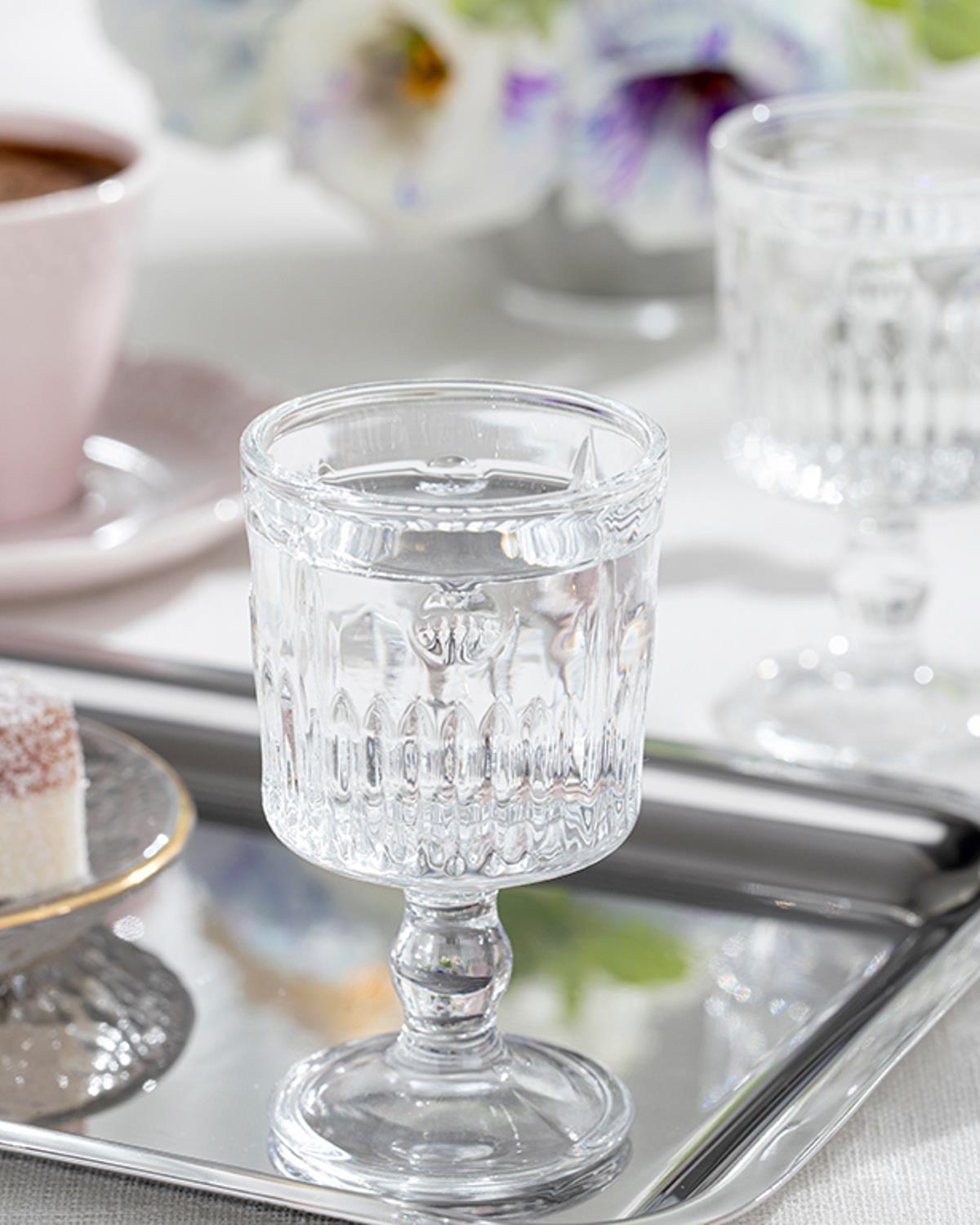 Bruna Cam 6'lı Kahve Yanı Bardak 60 ml Şeffaf