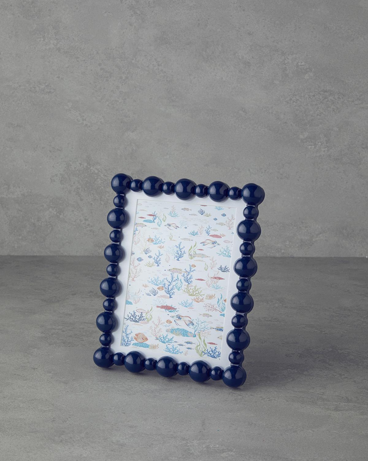Bubble Mdf Çerçeve Lacivert