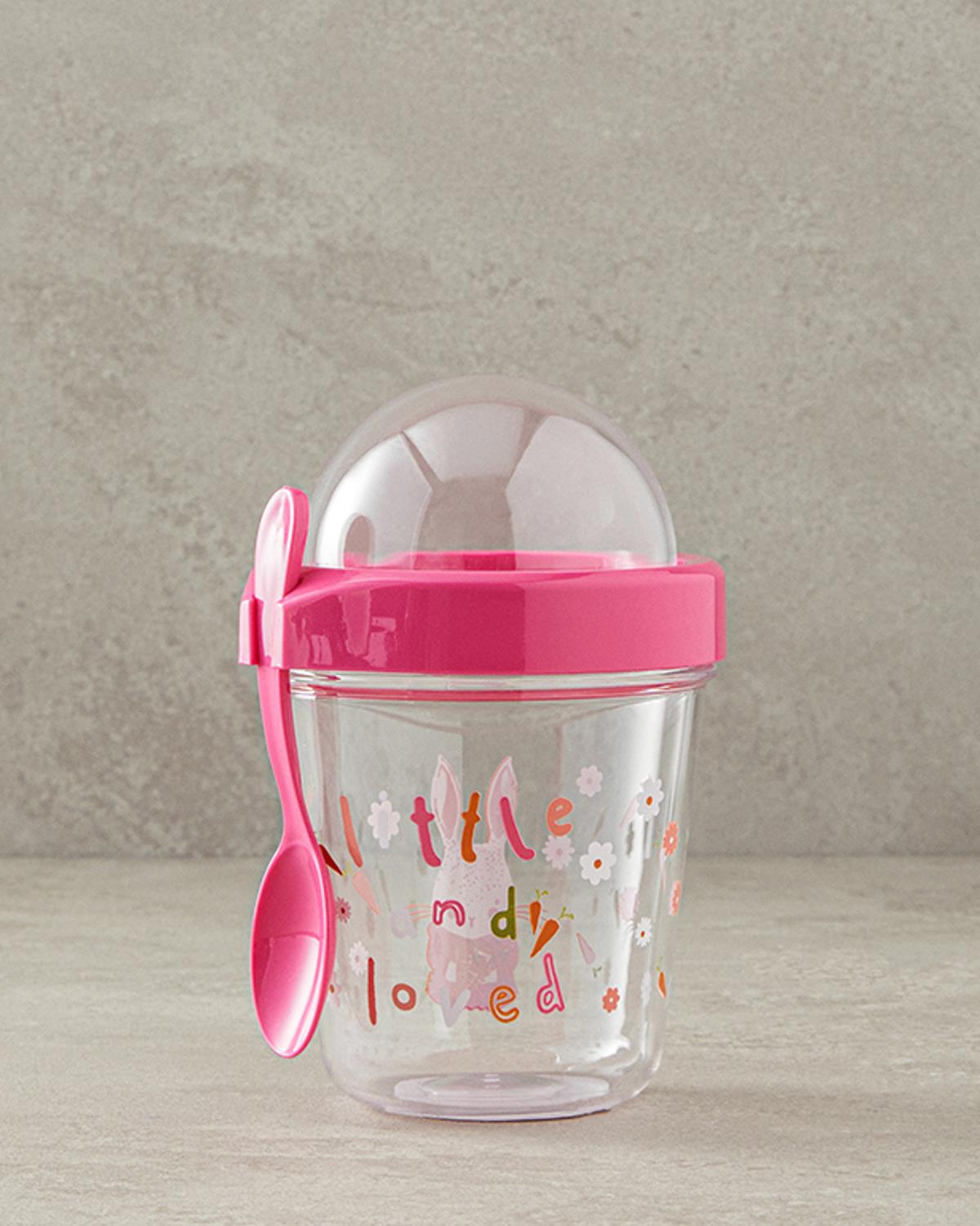 Bunny Çocuk Suluk 350 ml Pembe