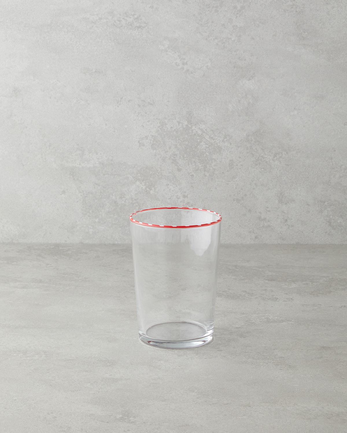 Candy Cane Stripe Cam Bardak 510 ML Kırmızı