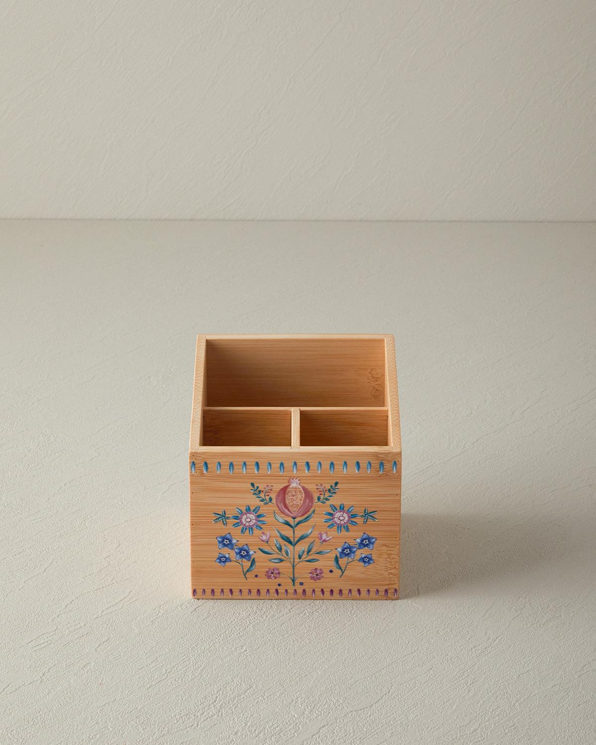 Carnival Flower Bambu Kaşıklık Pembe
