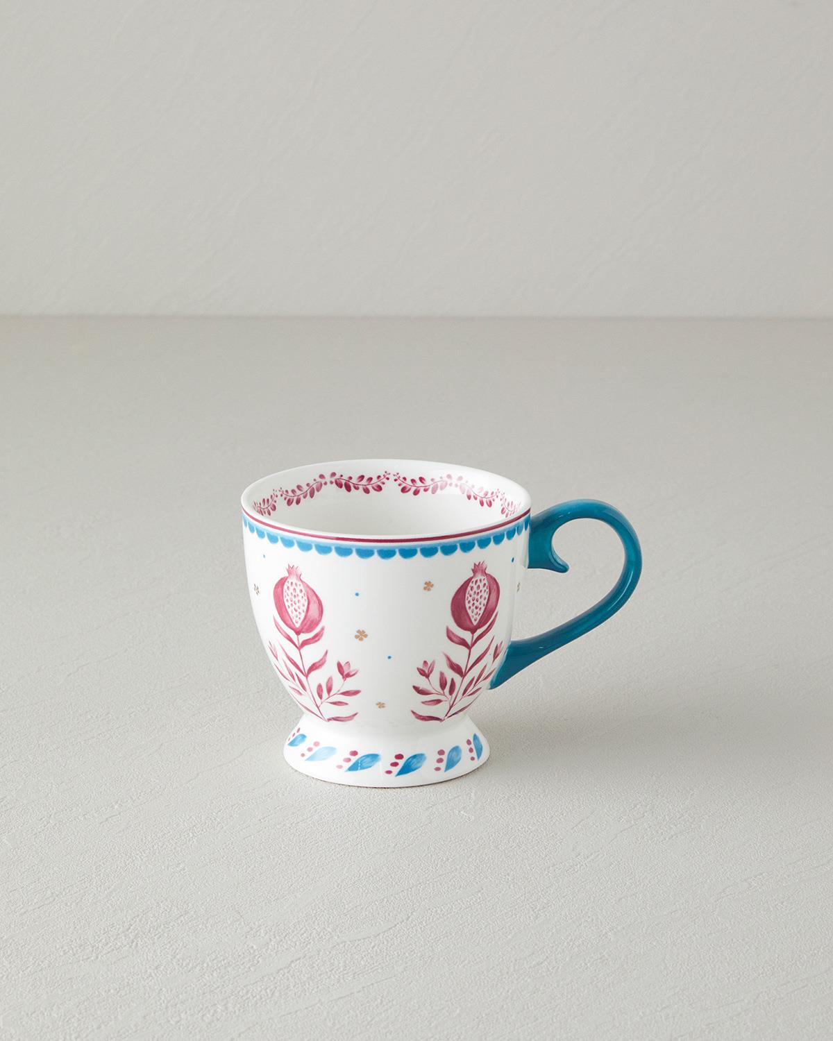 Carnival Tulip New Bone China Kupa Açık Mavi