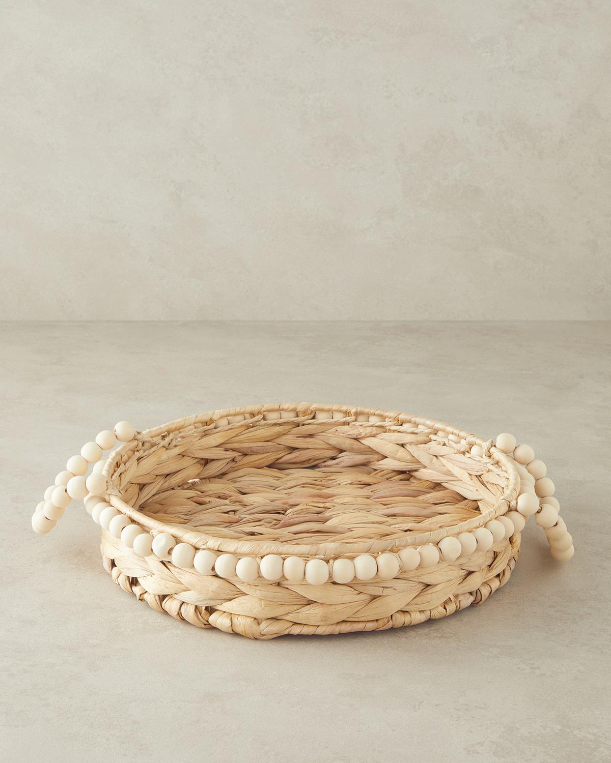 Chaplet Hasır Tepsi Kahverengi