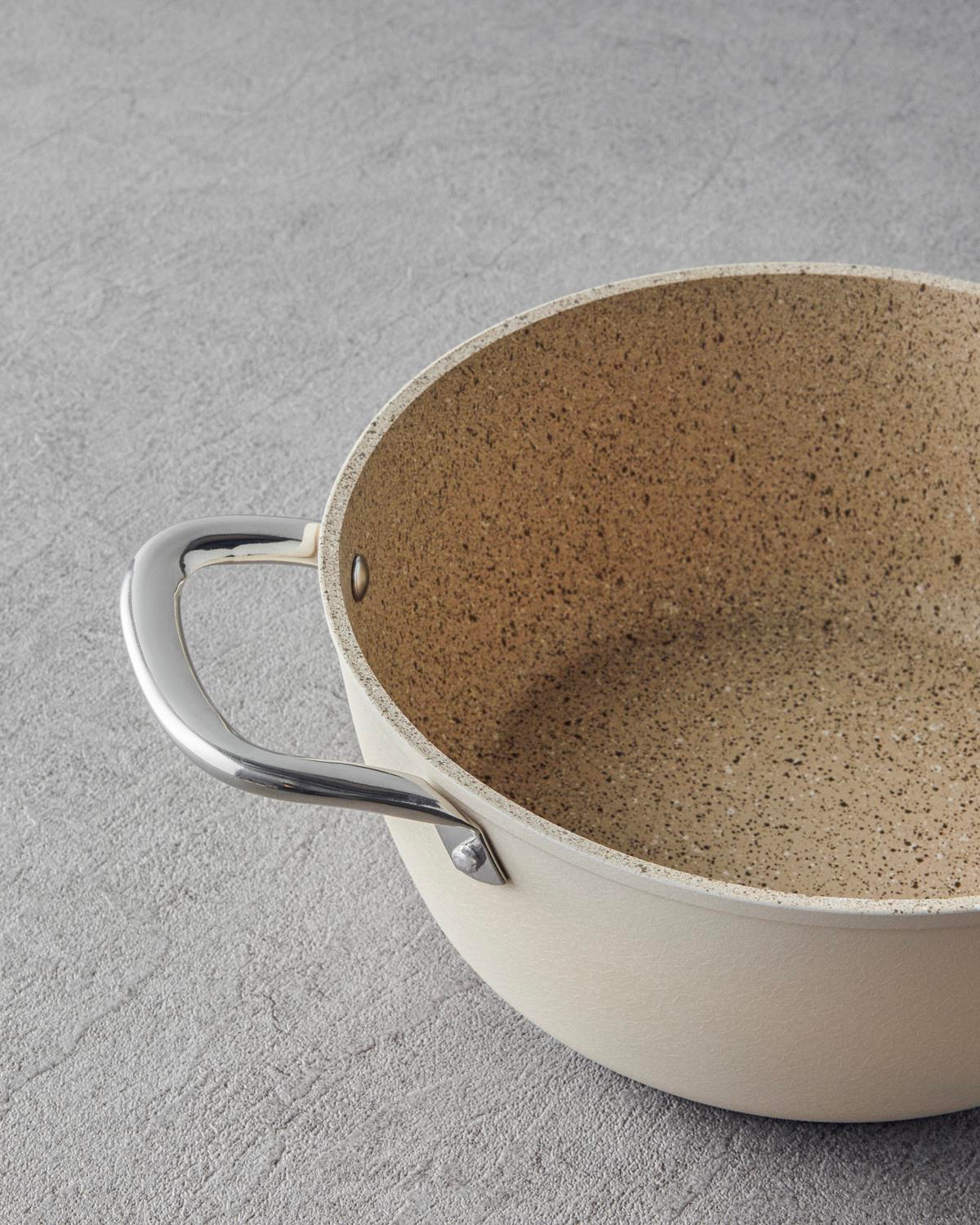 Charm Granit 7 Parça Tencere Seti Bej