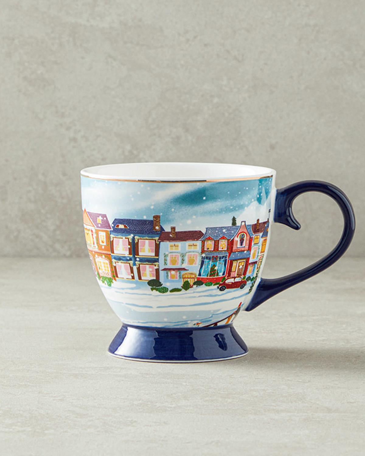 Cheerful Place New Bone China Kupa Renkli