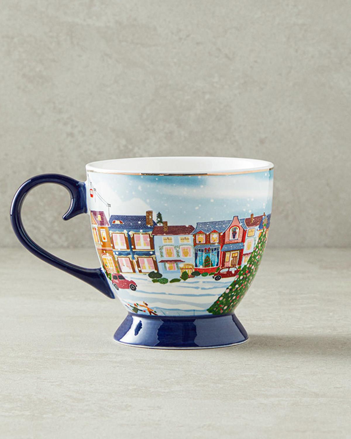 Cheerful Place New Bone China Kupa Renkli