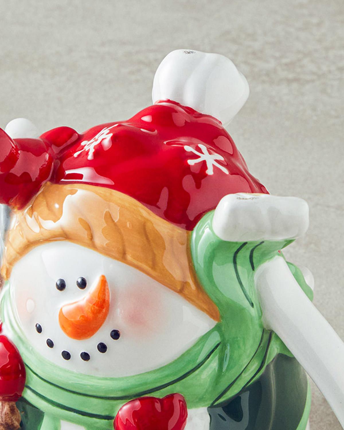 Cheery Snowman Dolomite Kupa Renkli