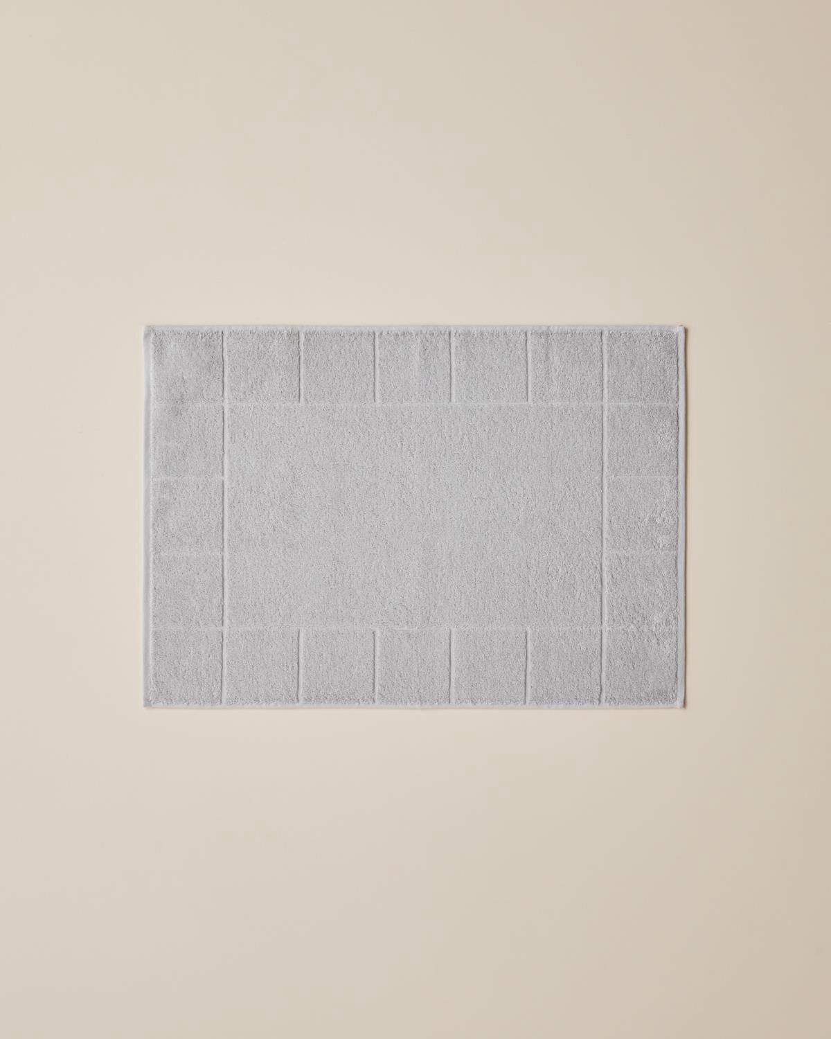 Chequer Pamuk Ayak Havlusu 50x70 cm Gri