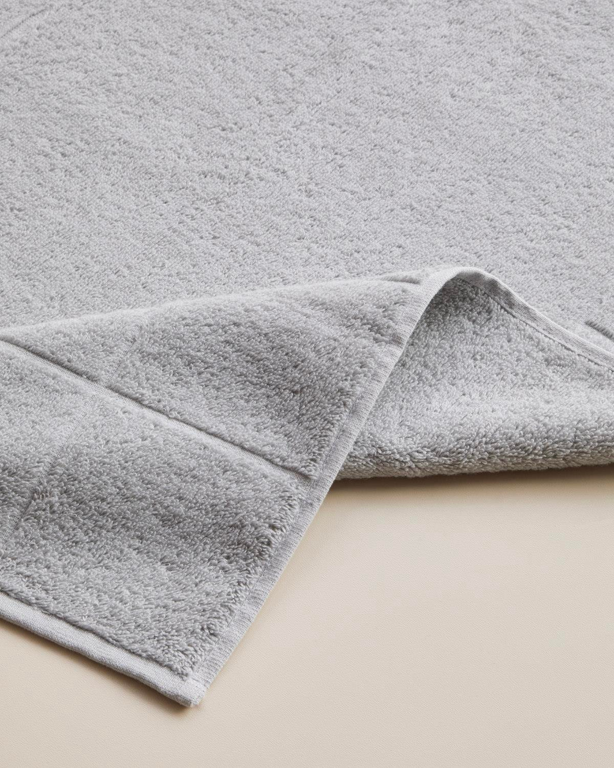 Chequer Pamuk Ayak Havlusu 50x70 cm Gri