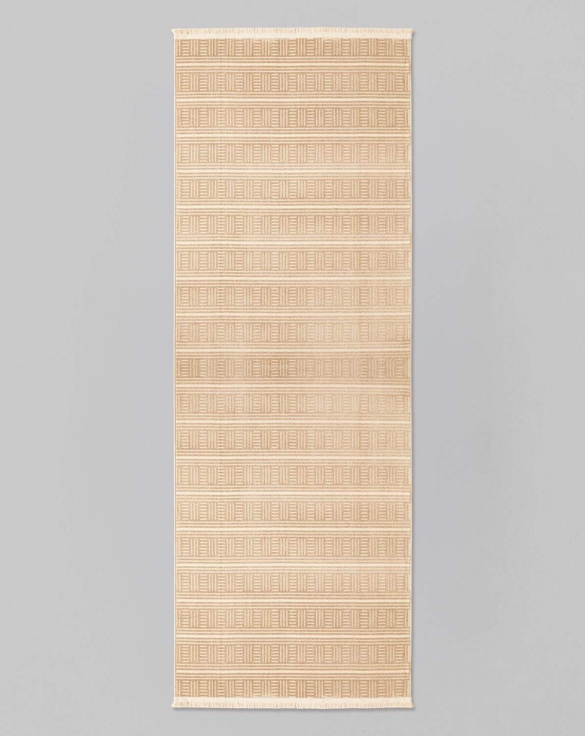 Chera Halı 100x300 cm Bej