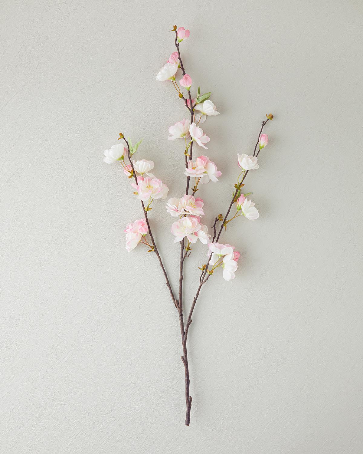 Cherry Blossom Tek Dal Yapay Çiçek Açık Pembe