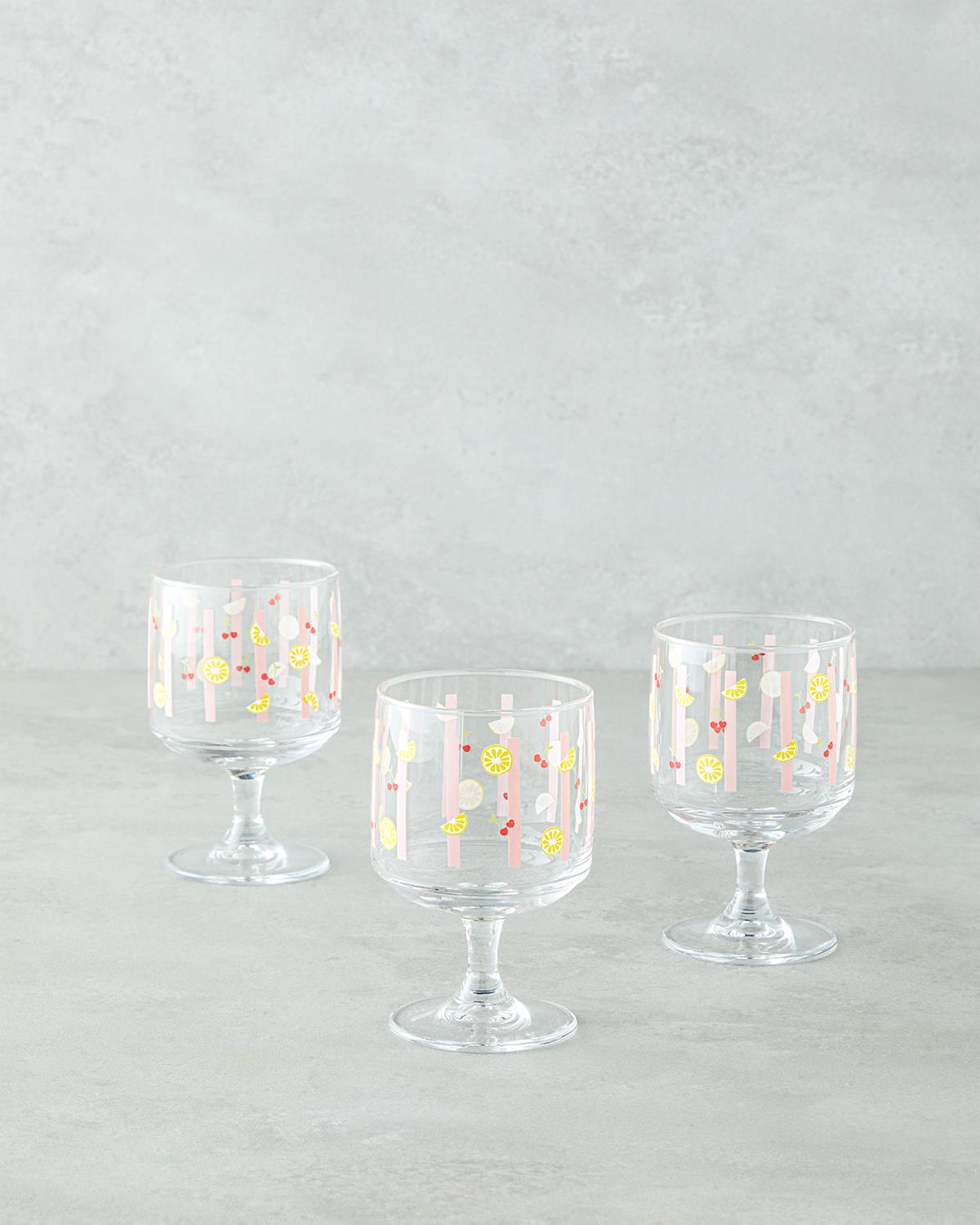 Cherrylim Cam 3'lü Cup 300 ml Renkli