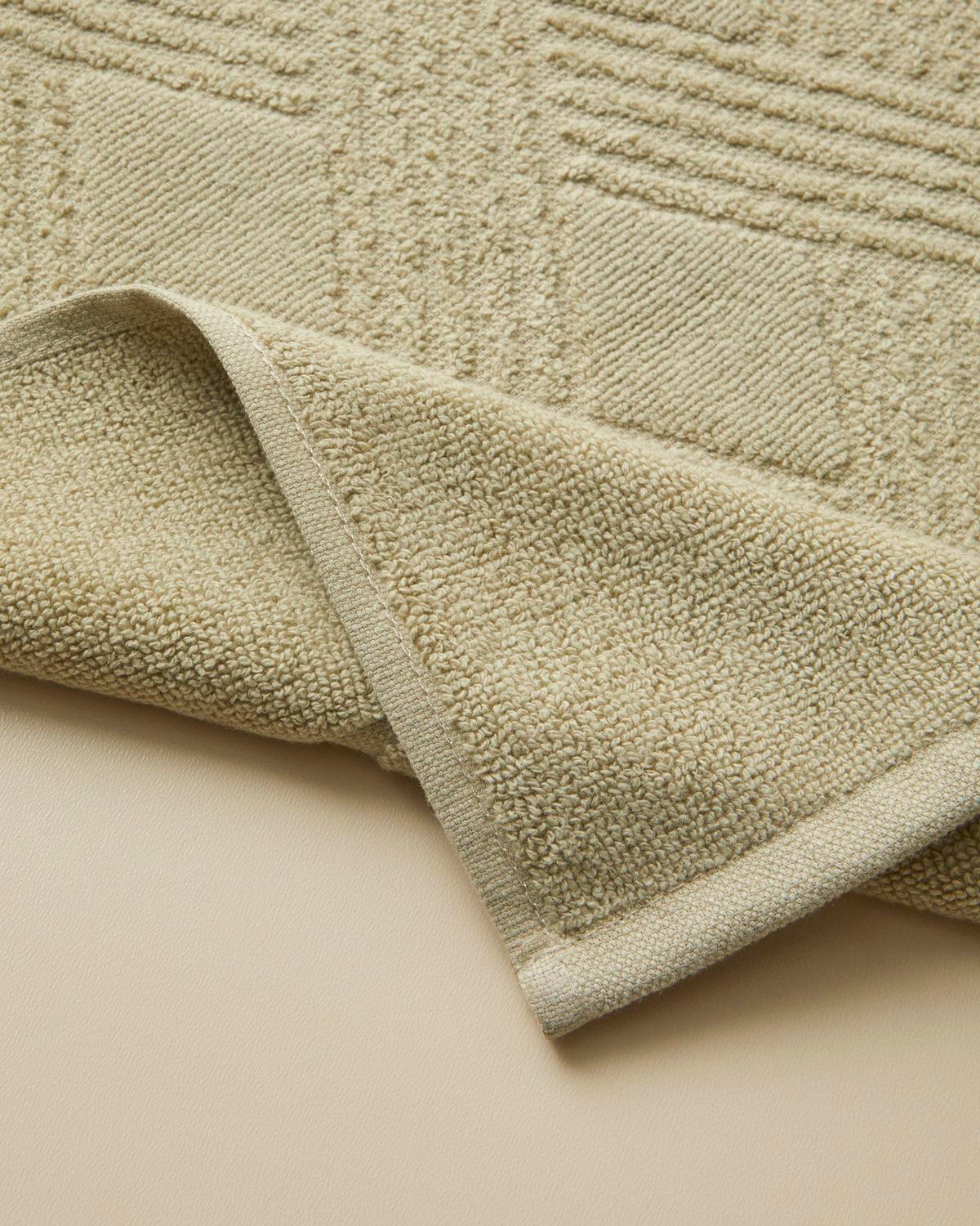 Chic Diamond Pamuk Ayak Havlusu 50x70 cm Açık Yeşil