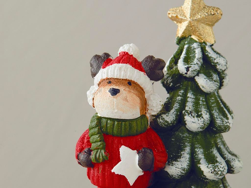 Christmas Mum Kırmızı