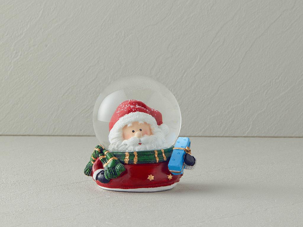 Christmas Snow Polyresin Kar Küresi Kırmızı