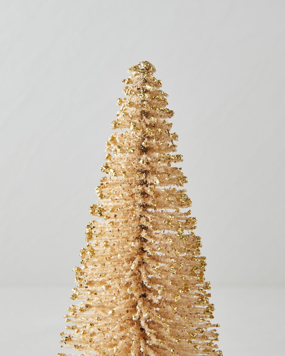 Christmas Tree Dekoratif Obje 20 cm Şampanya