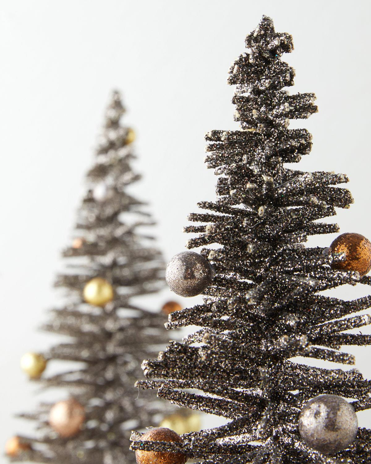 Christmas Tree Dekoratif Obje 25 cm Koyu Kahverengi