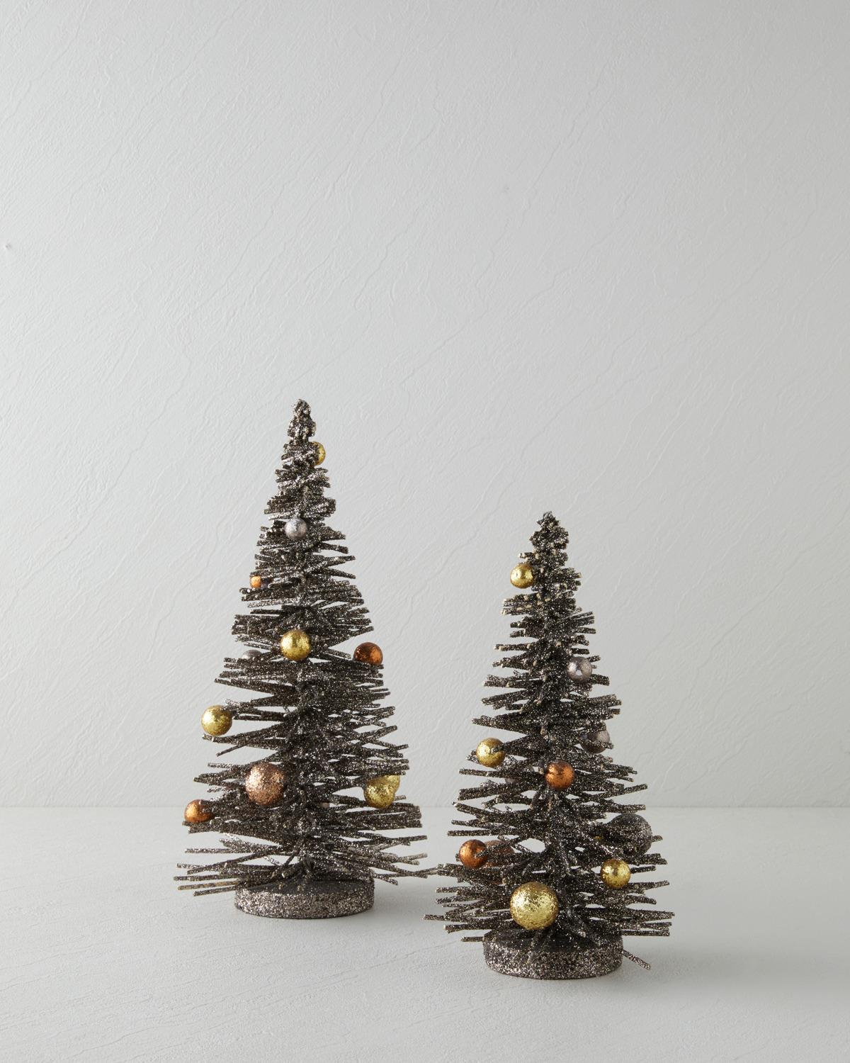 Christmas Tree Dekoratif Obje 25 cm Koyu Kahverengi