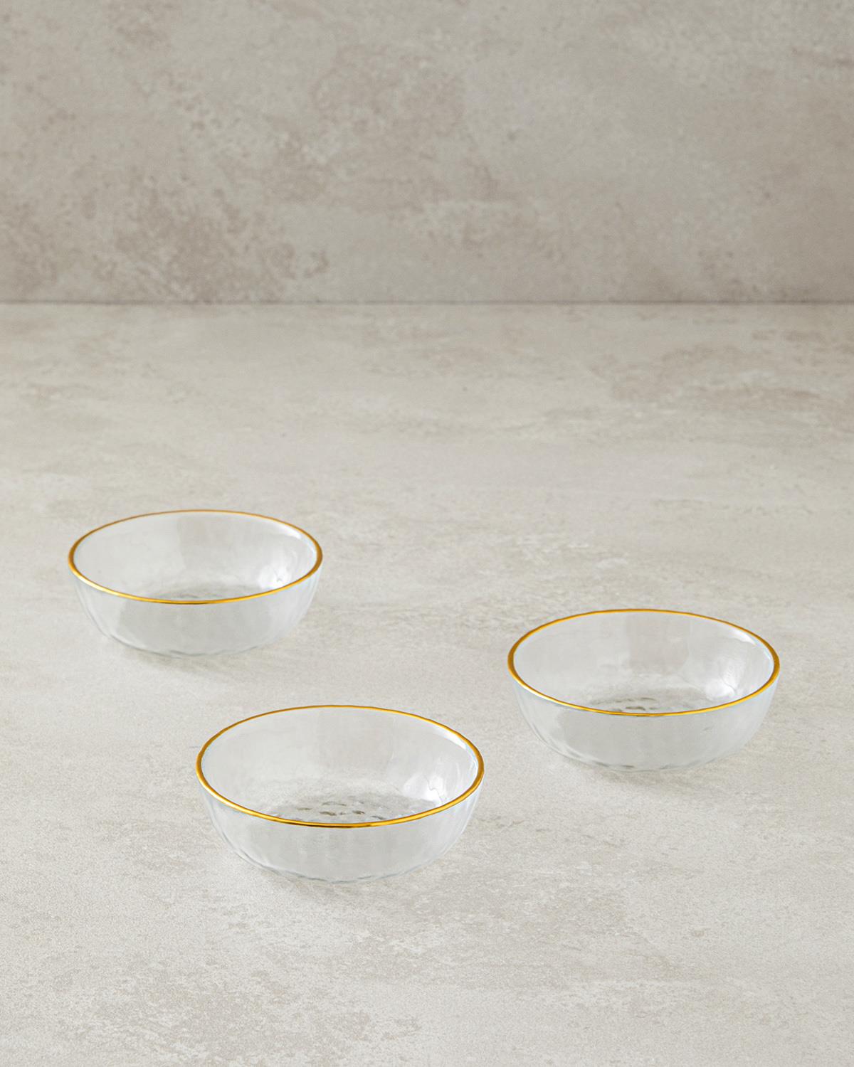 Circle Exclusive Cam 3'lü Çerezlik Gold