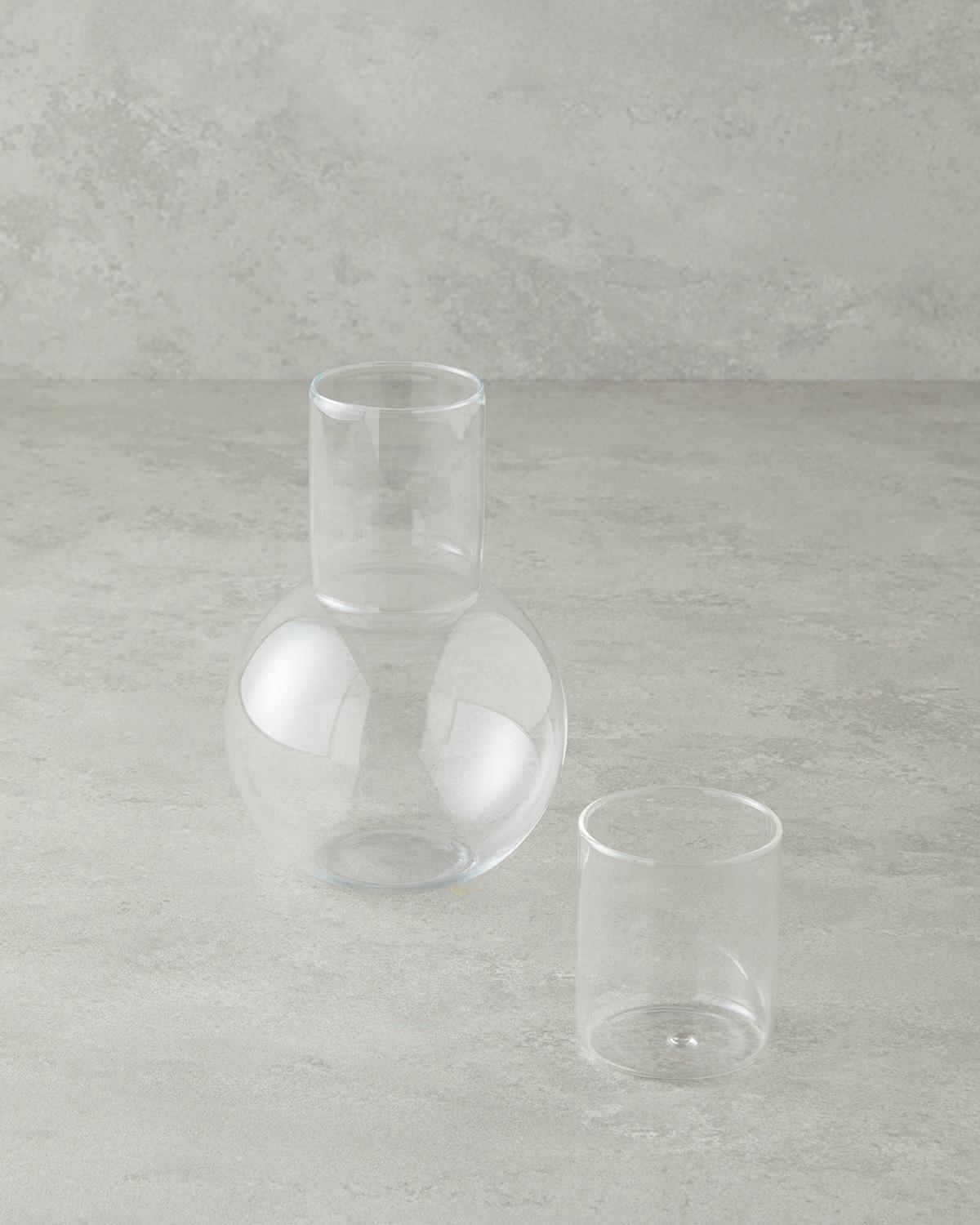 Clear Cam Başucu Sürahi 1300 ml + 300 ml Şeffaf