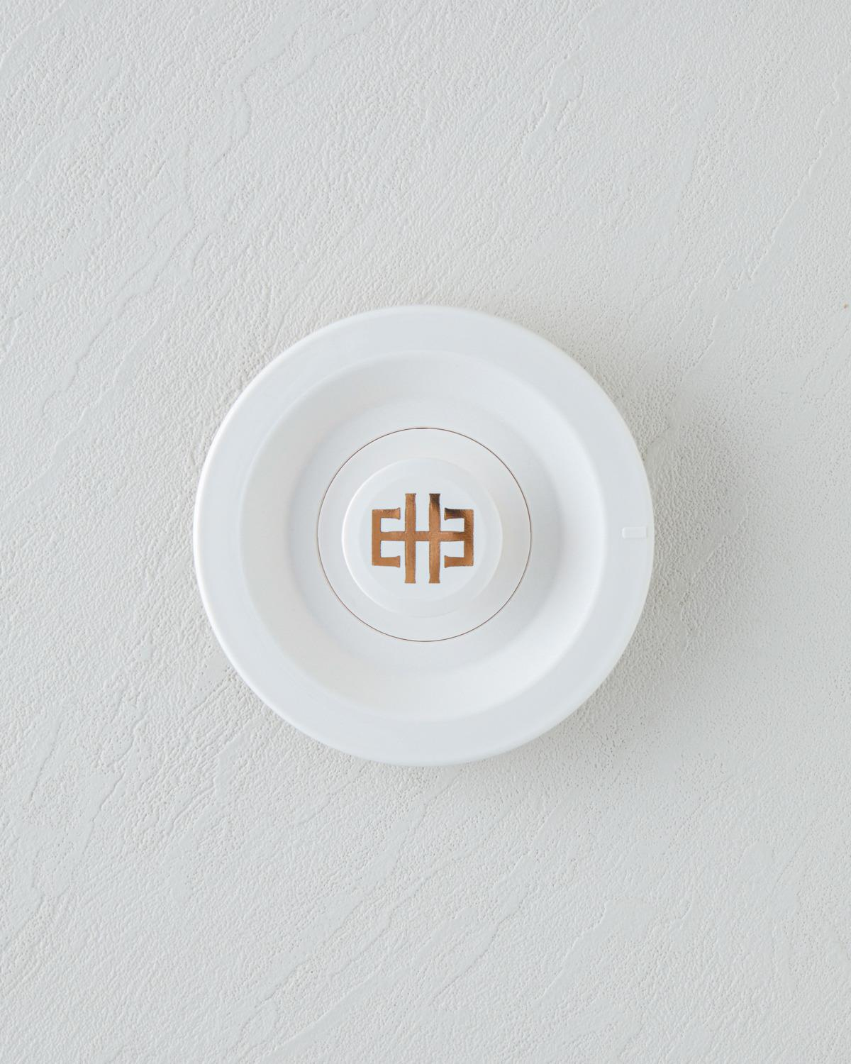 CMK DEMLİK KAPAĞI BEYAZ LOGOLU Bakır