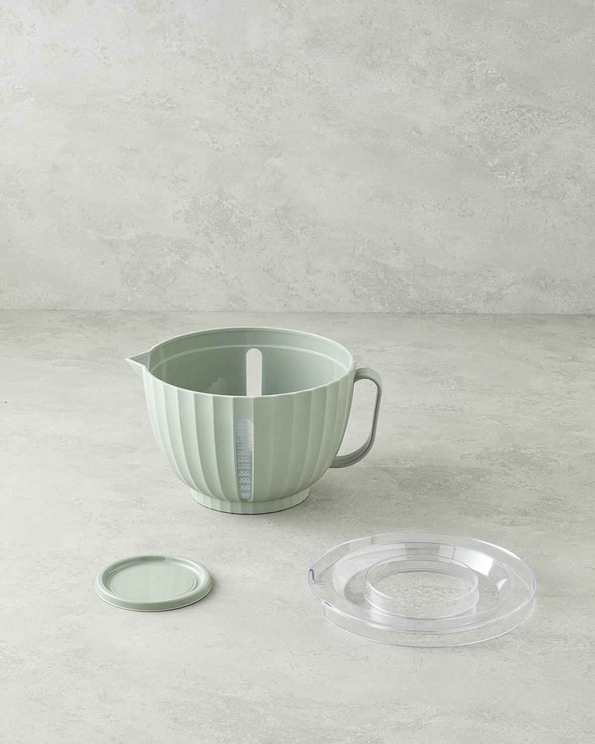 Colessa Plastik 3 Parça Karıştırma Kabı 2,6 L Yeşil