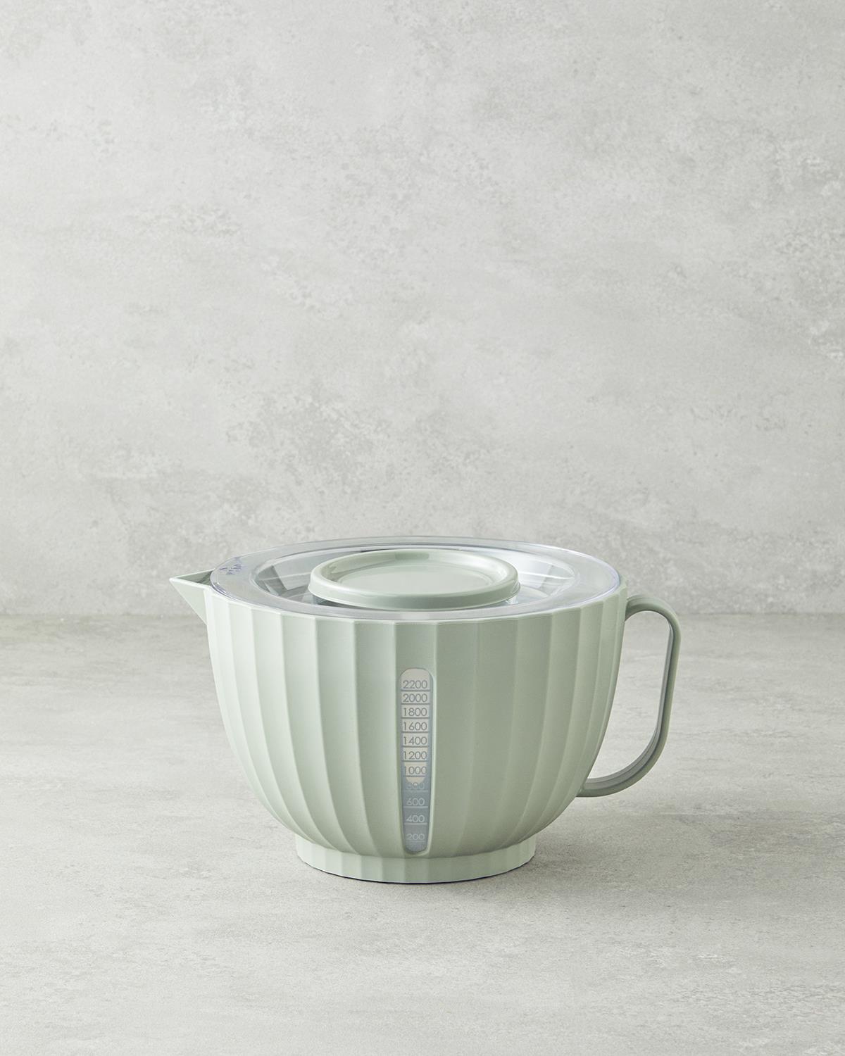 Colessa Plastik 3 Parça Karıştırma Kabı 2,6 L Yeşil