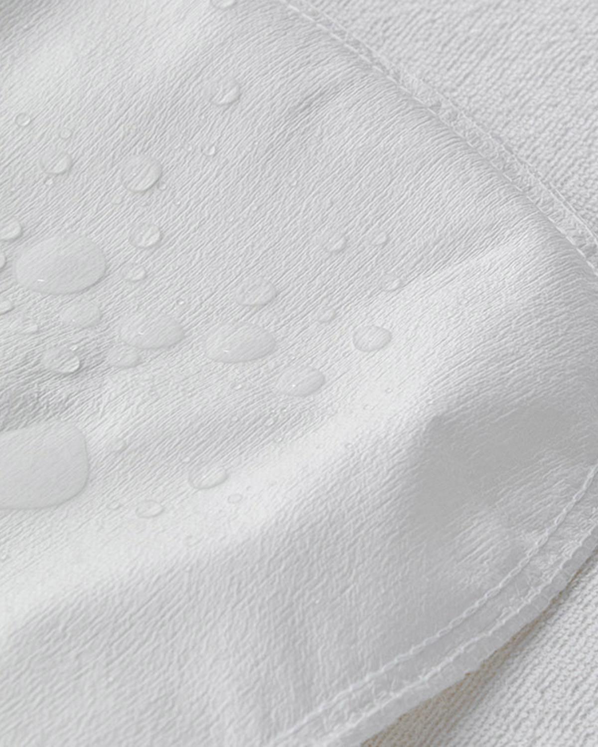 Comfort Pamuklu Sıvı Geçirmez Tek Kişilik Alez Beyaz