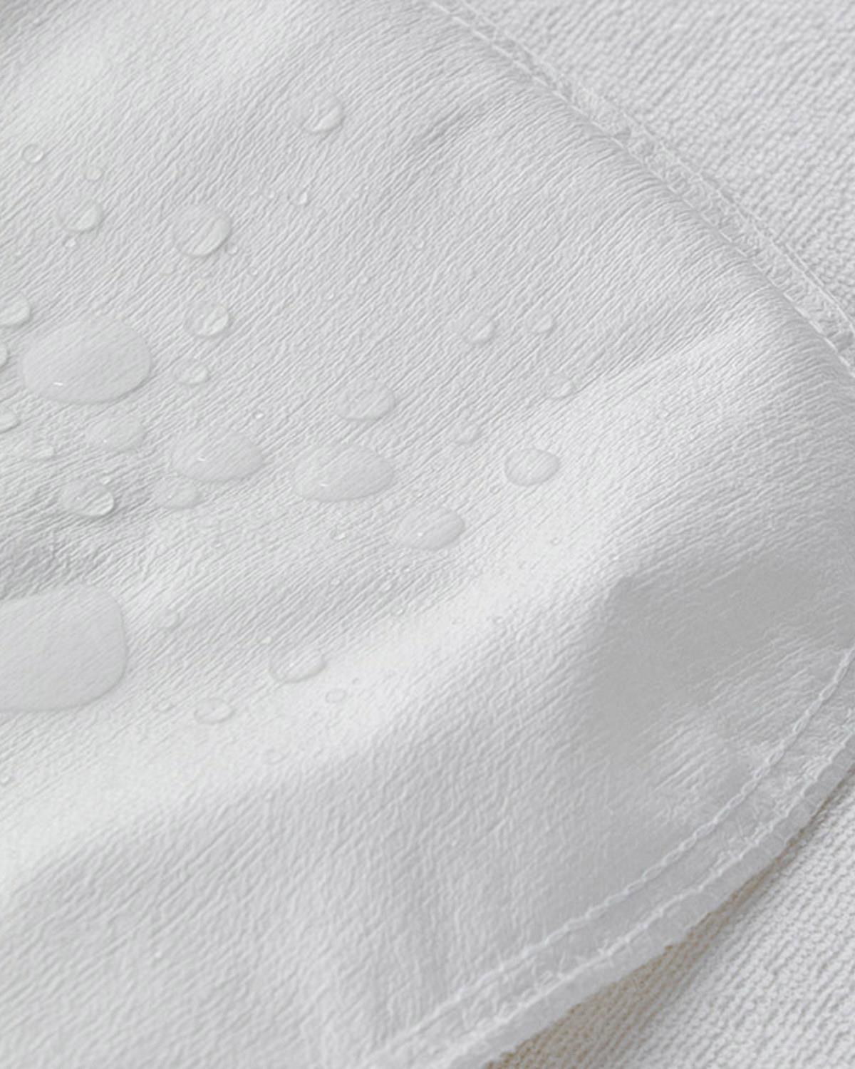 Comfort Pamuklu Sıvı Geçirmez Tek Kişilik Alez Beyaz