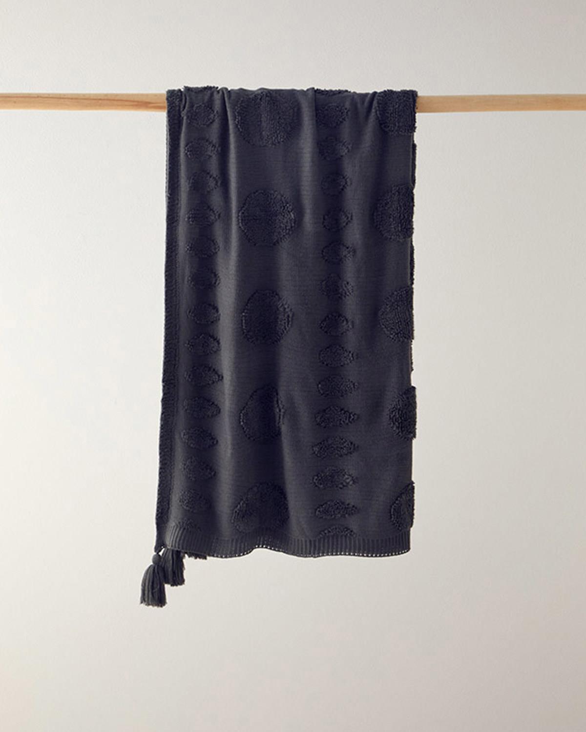 Comfycover Triko Koltuk Şalı Antrasit