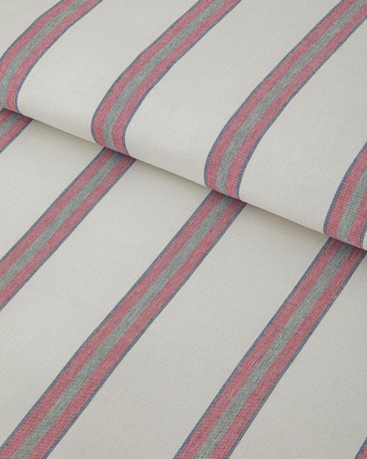 Cool Stripe İpliği Boyalı King Size Nevresim Takımı 240x220 cm Bordo-Yeşil