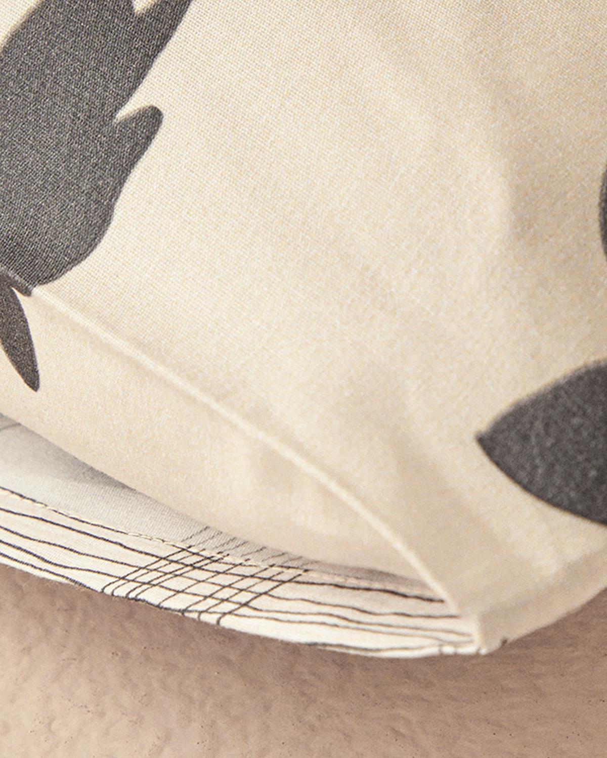 Cosmos Garden Dijital Baskılı Soft Cotton 2'li Yastık Kılıfı Bej
