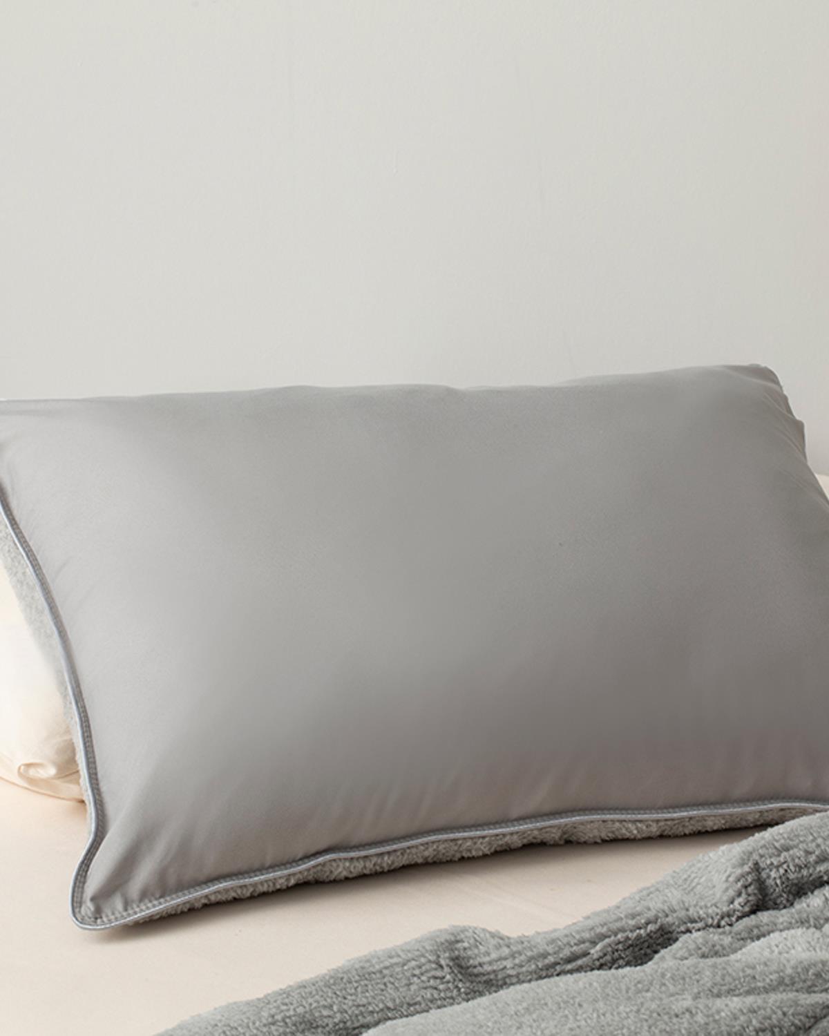 Cozy Sherpa Yastık Gri