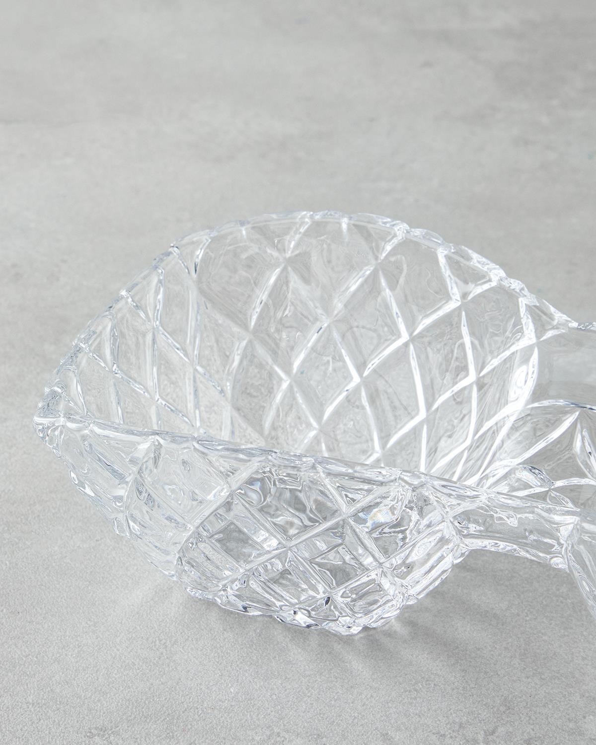 Crux Cam Sunumluk 38x13x7 Cm Şeffaf