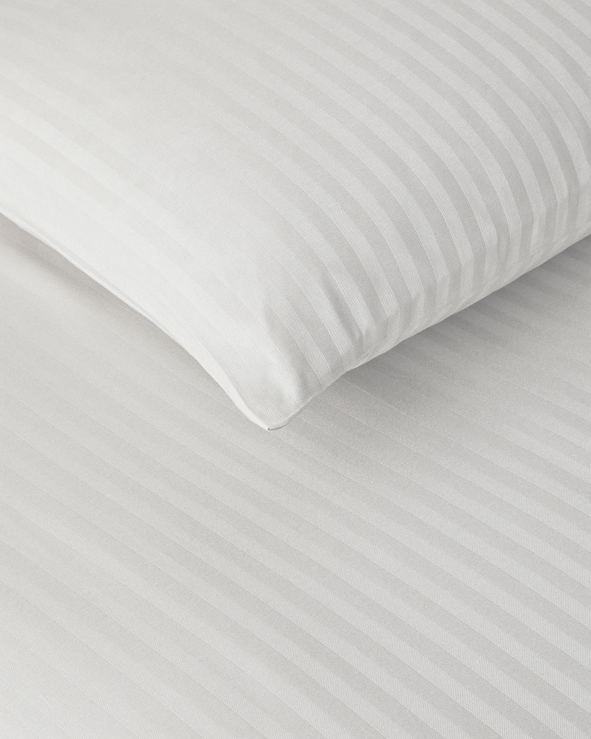 Crystal İpeksi Twill Tek Kişilik Nevresim Takımı 160x220 cm Beyaz