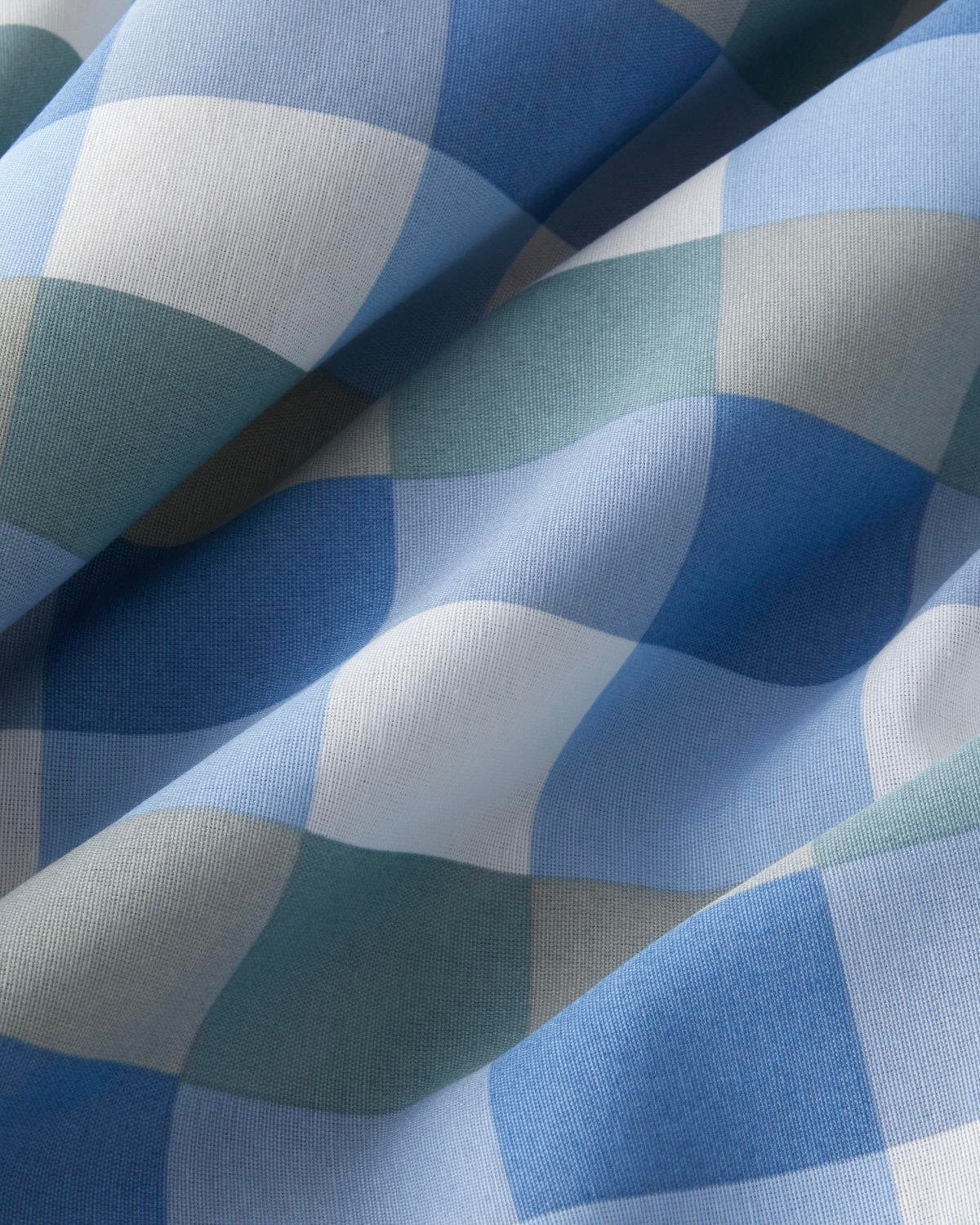 Cuby Kolay Ütülenir Tek Kişilik Nevresim Seti 160x220 cm Seledon - Mavi