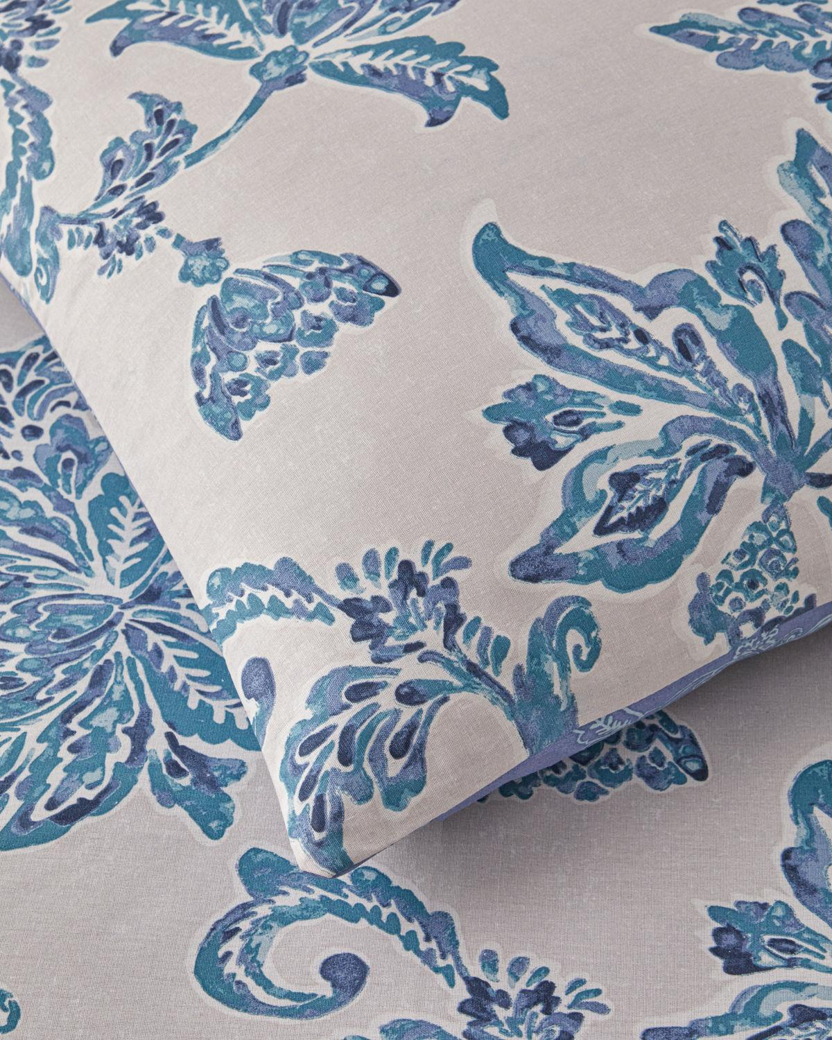 Curioleaf Pamuk Tek Kişilik Nevresim Takımı 160x220 cm Mavi - Bej