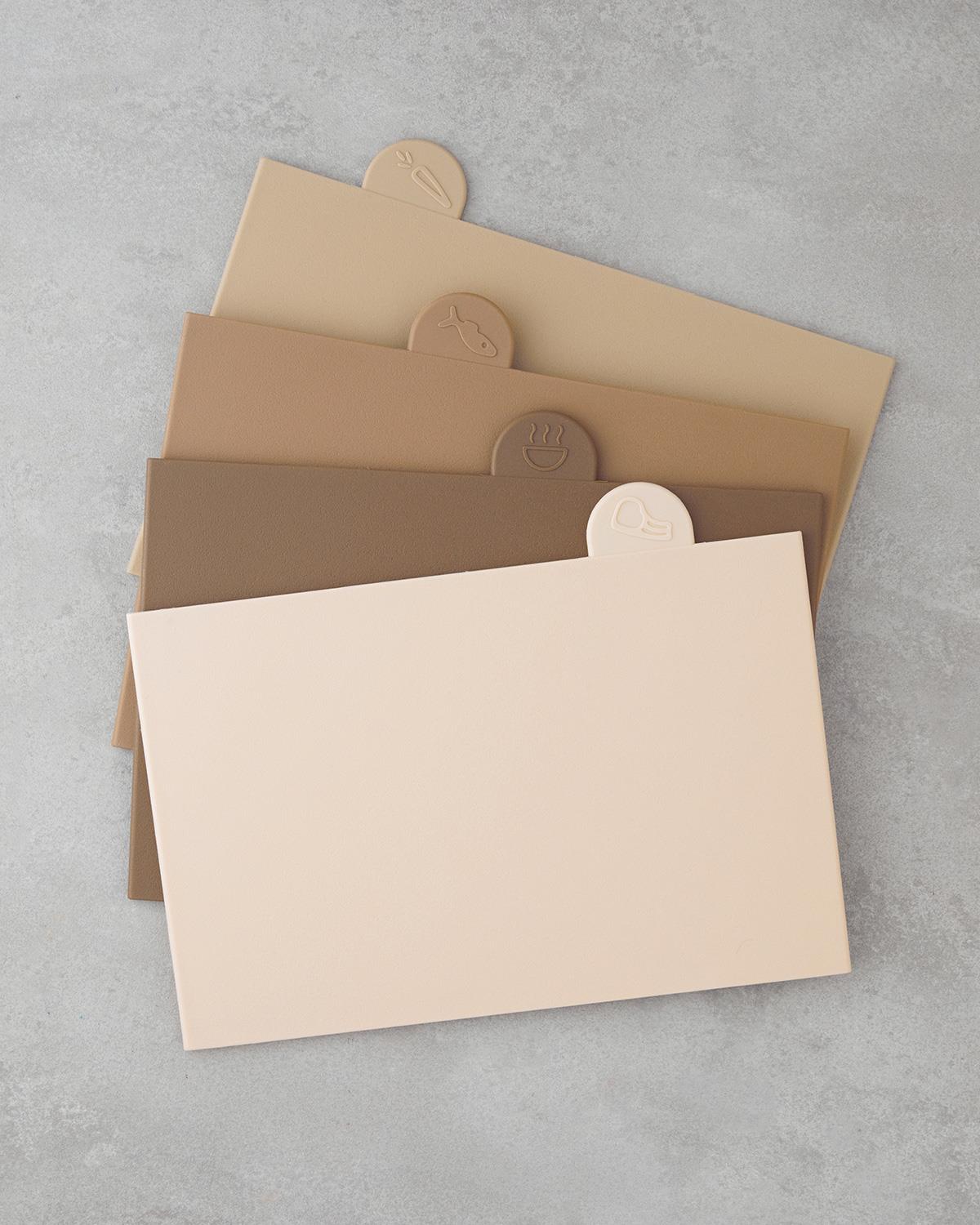 Cut Master Plastik, Paslanmaz Çelik 10 parça Kesme Tahtası Bıçak Seti 32x10x23 cm Krem