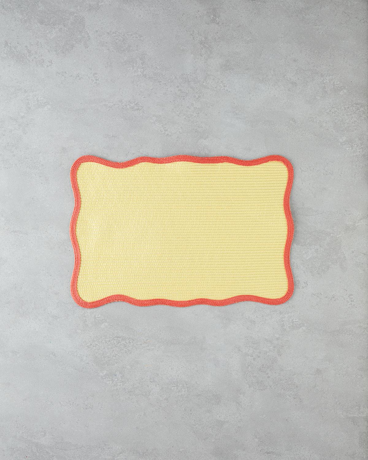 Daydream PP 2'li Amerikan Servis 30x45 cm Sarı-Turuncu